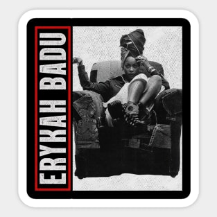 Erykah Badu // Vintage Sticker